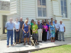 The Indaba partners from Milford, Hillsborough and Russell meet at Christ Church for the first time in February 2015